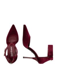 Juicy Couture Szpilki EO-S4S96733-01B Bordowy. Kolor: czerwony. Materiał: materiał. Obcas: na szpilce