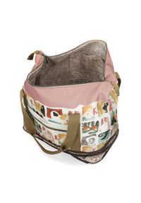 Torba podróżna damska Anekke, wykonana z materiału tekstylnego z dekoracyjnym nadrukiem pojemna, 42578-001. Materiał: materiał. Wzór: nadruk. Styl: casual #3