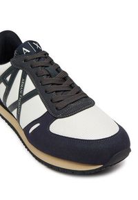 Armani Exchange Sneakersy XUX017 XCC68 U390 Granatowy. Kolor: niebieski. Materiał: skóra #5
