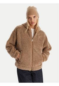 Roxy Polar City Track Brązowy Regular Fit. Kolor: brązowy. Materiał: syntetyk #1