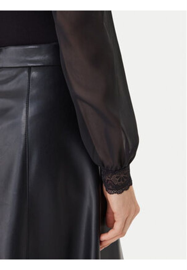 Morgan Body 251-TWIST Czarny Slim Fit. Kolor: czarny. Materiał: wiskoza