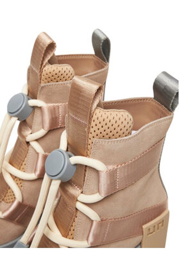 United Nude Trzewiki Grip Nomad Mid II 1076486157 Różowy. Kolor: różowy. Materiał: skóra, zamsz