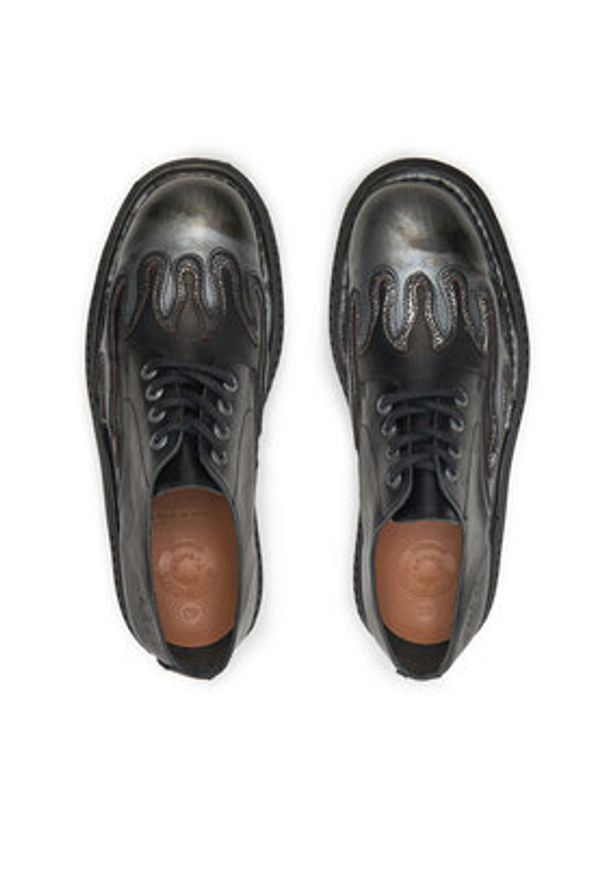 NEW ROCK Sneakersy M-1553-S1 Czarny. Kolor: czarny. Materiał: skóra