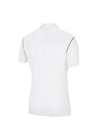 Nike - Męska Koszulka Polo Park 20. Typ kołnierza: polo. Kolor: biały