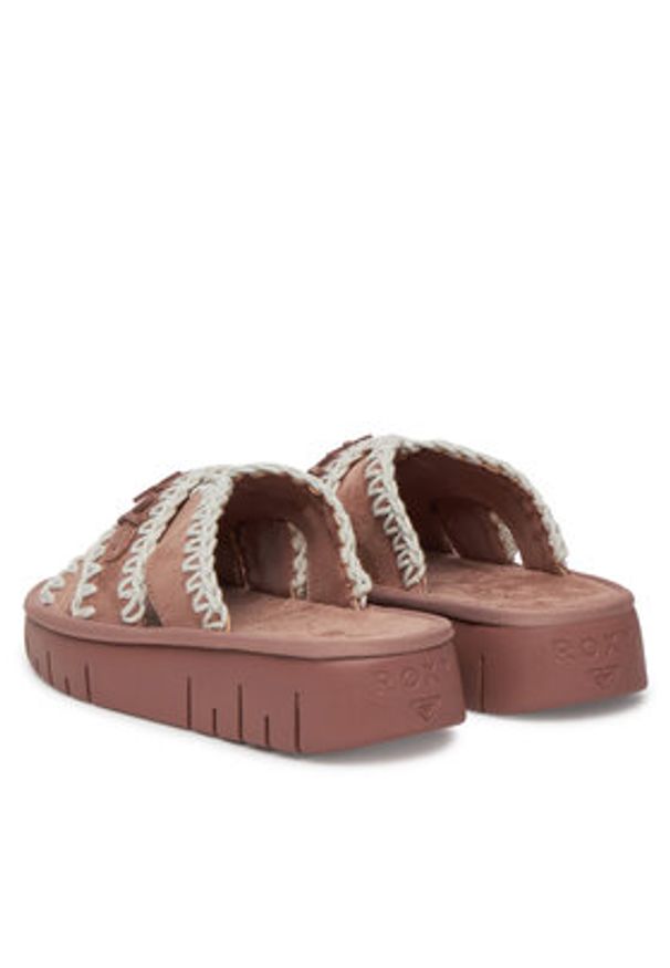 Roxy Klapki HY62277-5 Różowy. Kolor: różowy. Materiał: materiał