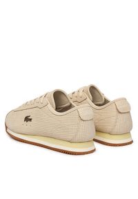 Lacoste Sneakersy Club-Low 51SFA0022 Beżowy. Kolor: beżowy. Materiał: skóra #5