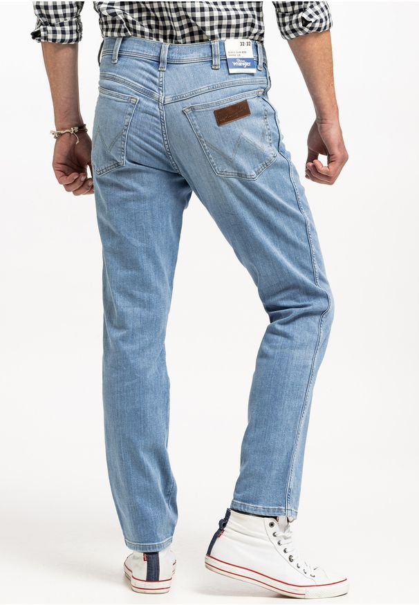 Wrangler - WRANGLER TEXAS SLIM MĘSKIE SPODNIE JEANSOWE JEANSY DŻINSY DREAM ON W12SQO859. Okazja: na co dzień. Sezon: lato. Styl: casual, klasyczny