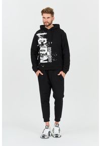 DSQUARED2 Czarna męska bluza z kapturem Icon Splash Cool Fit Hoodie, Rozmiar XXL. Typ kołnierza: kaptur. Kolor: czarny #3