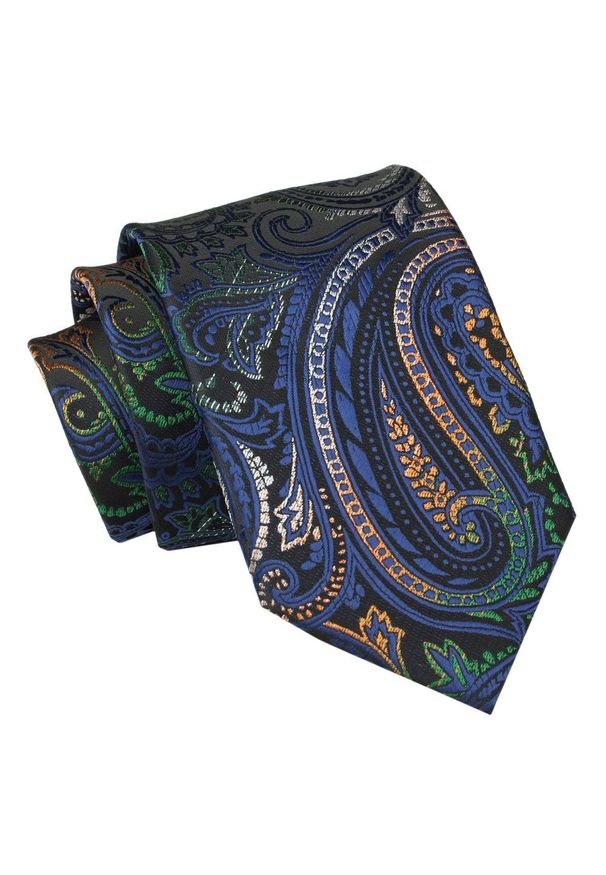 Męski Krawat Angelo di Monti - Wielokolorowy. Kolor: wielokolorowy. Materiał: tkanina. Styl: elegancki, wizytowy
