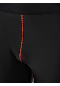 Trussardi Jeans - Trussardi Sport Legginsy | 40P00024 1T000878 | Mężczyzna | Czarny. Kolor: czarny. Materiał: elastan, nylon. Wzór: aplikacja