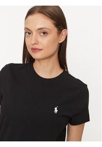 Polo Ralph Lauren T-Shirt 211898698007 Czarny Regular Fit. Typ kołnierza: polo. Kolor: czarny. Materiał: bawełna #3