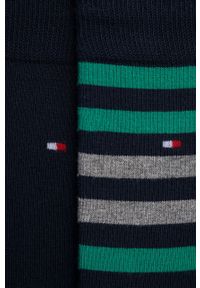 TOMMY HILFIGER - Tommy Hilfiger skarpetki (2-pack) męskie kolor granatowy. Kolor: niebieski #2
