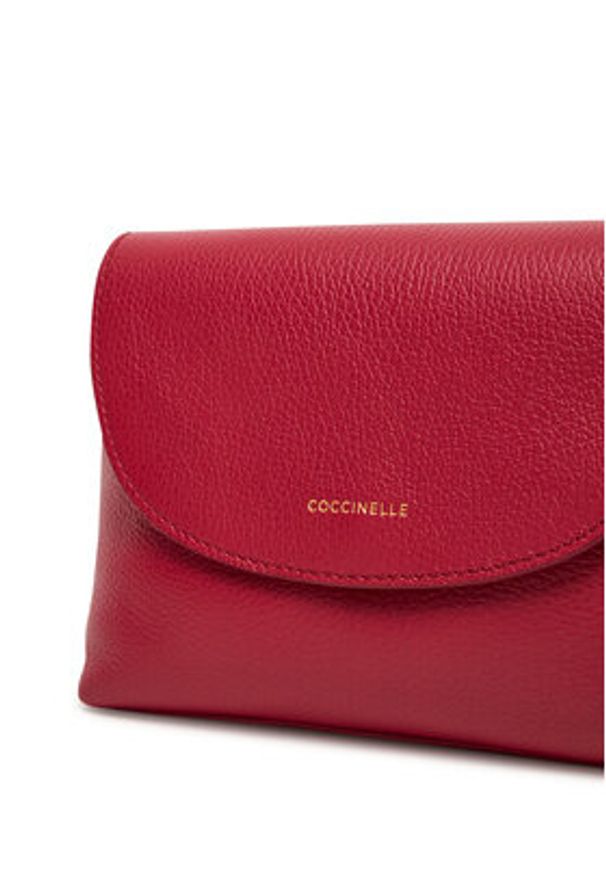 Coccinelle Torebka E5 S8F 59 01 01 Bordowy. Kolor: czerwony. Materiał: skórzane