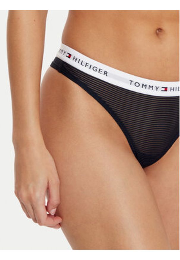 TOMMY HILFIGER - Tommy Hilfiger Komplet 3 par stringów UW0UW05532 Kolorowy. Materiał: syntetyk. Wzór: kolorowy