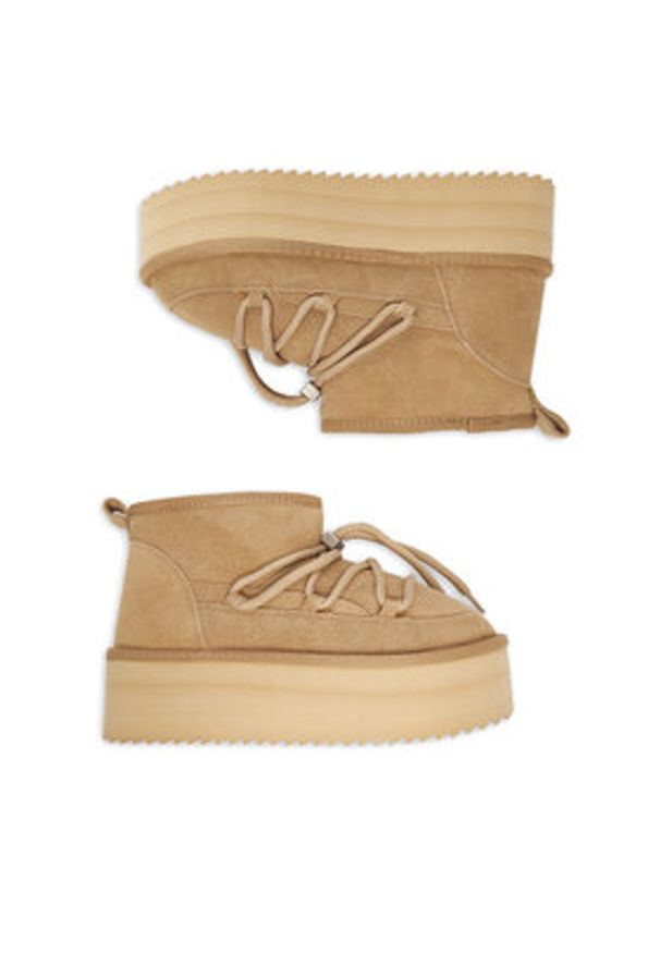 DeeZee Śniegowce W23Q11482 Beżowy. Kolor: beżowy. Materiał: materiał