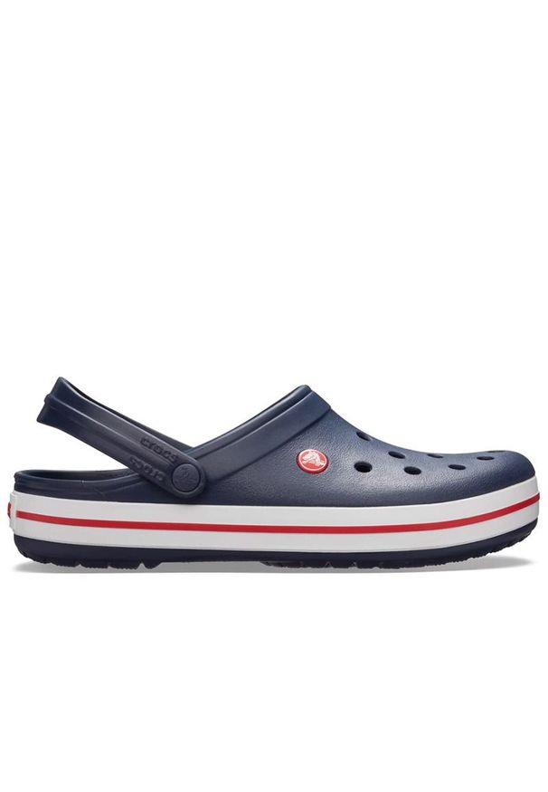 Klapki Crocs Crocband Clog 11016-410 - granatowe. Kolor: niebieski. Materiał: materiał. Sezon: lato. Styl: sportowy