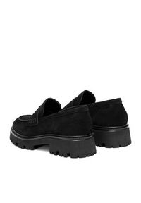 Badura Loafersy C-AVAH-25050LM Czarny. Kolor: czarny. Materiał: zamsz, skóra #4