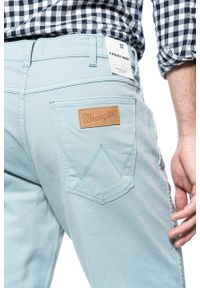 Wrangler - MĘSKIE SZORTY JEANSOWE WRANGLER 5 POCKET SHORT MIST BLUE W14CKD078. Materiał: jeans