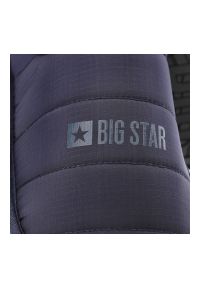 Big-Star - Granatowe Pikowane Damskie Kapcie Big Star. Okazja: do domu. Zapięcie: bez zapięcia. Kolor: niebieski. Materiał: materiał. Szerokość cholewki: normalna #6
