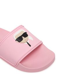 Karl Lagerfeld - KARL LAGERFELD Klapki KL80905C Różowy. Kolor: różowy. Materiał: syntetyk #3