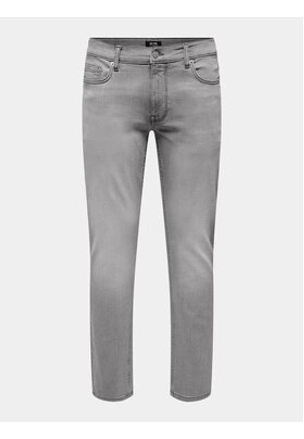 Only & Sons Jeansy Loom 22027617 Szary Slim Fit. Kolor: szary