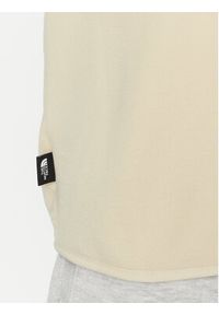 The North Face Polar Glacier NF0A855W Écru Regular Fit. Materiał: syntetyk