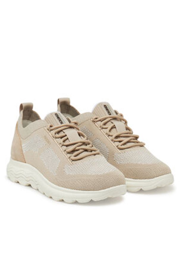 Geox Sneakersy D Spherica D55NUE 09T22 C6738 Beżowy. Kolor: beżowy. Materiał: materiał