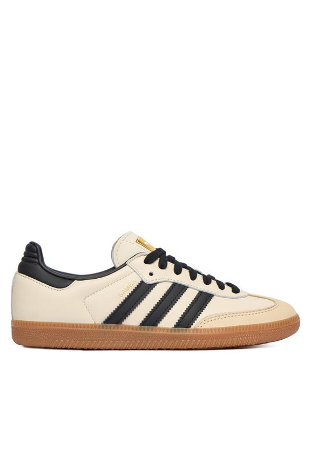 Adidas - adidas Sneakersy Samba Og ID0478 Beżowy. Kolor: beżowy. Materiał: skóra