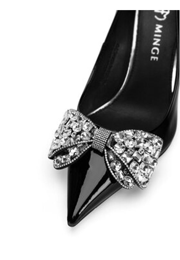 Eva Minge Czółenka SARA-V1278-388-2 Czarny. Kolor: czarny. Materiał: skóra, lakier