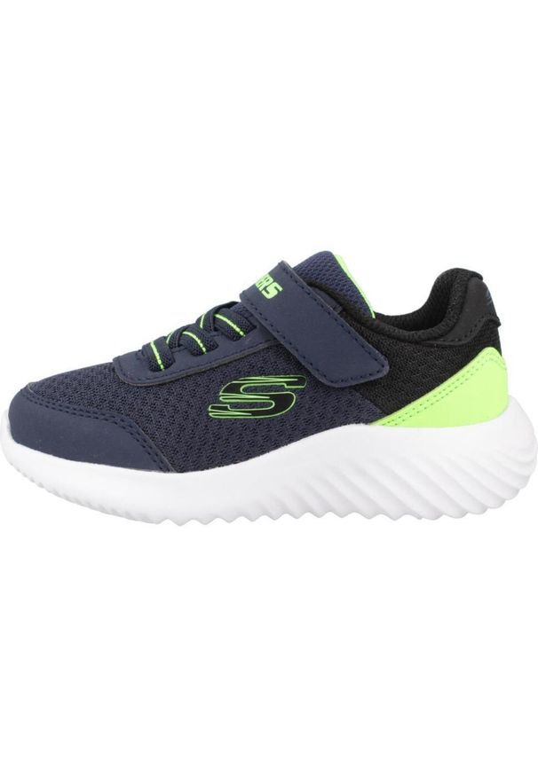 skechers - Tenisówki Skechers Model Bounder - Trezic Kolor Niebieski. Kolor: niebieski. Materiał: syntetyk, tkanina. Model: Skechers Sport. Sport: turystyka piesza