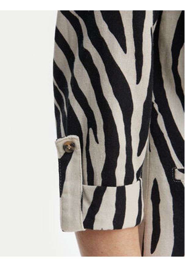 Vero Moda Marynarka Jesmilo 10279700 Czarny Regular Fit. Kolor: czarny. Materiał: wiskoza, len