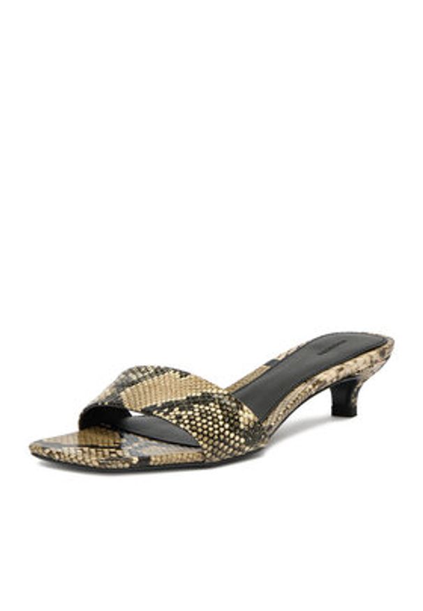 Gino Rossi - GINO ROSSI Klapki EO-V2229-111 Beżowy. Kolor: beżowy. Materiał: skóra