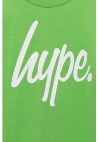 Hype T-shirt dziecięcy kolor zielony wzorzysty. Okazja: na co dzień. Kolor: zielony. Materiał: dzianina. Wzór: nadruk. Styl: casual #9