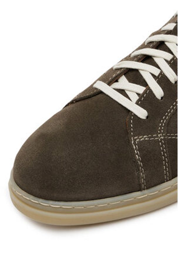 Quiksilver Półbuty JAYDEN-01 MB Khaki. Kolor: brązowy. Materiał: skóra, zamsz