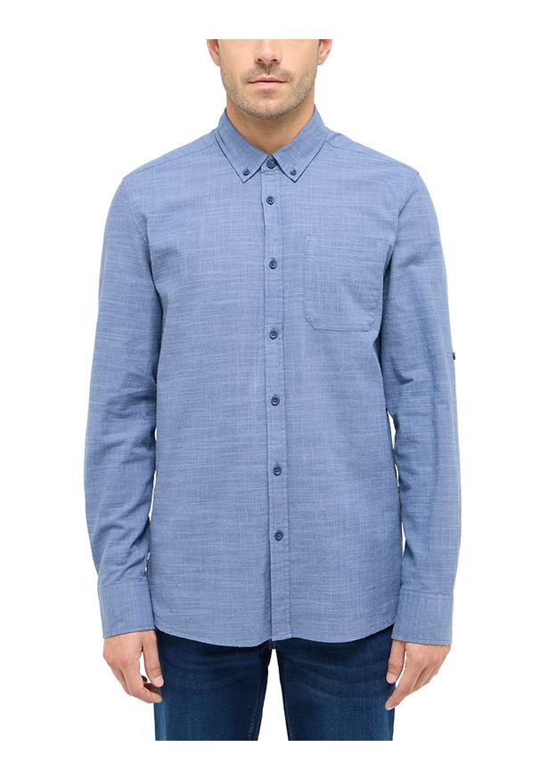 Męska Koszula Mustang Style Rawlins Middle Blue Two Tone 1016247 12722