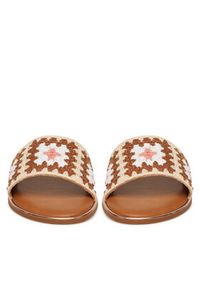 DeeZee Klapki H5728-8 Brązowy. Kolor: brązowy. Materiał: materiał #7