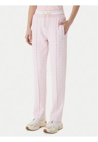 Guess Spodnie dresowe V5YB20 KB212 Różowy Regular Fit. Kolor: różowy. Materiał: syntetyk #1