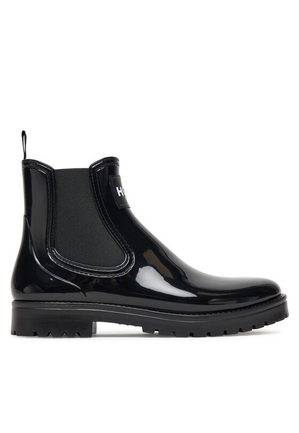 Hugo - HUGO Kalosze Tabita Rain Bootie 50498397 Czarny. Kolor: czarny