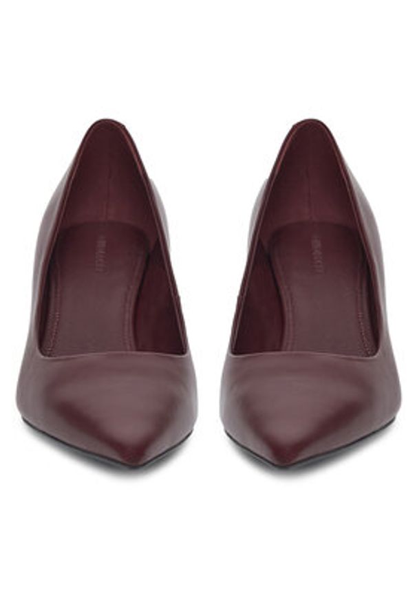 Gino Rossi - GINO ROSSI Czółenka DANI-V1937-31-1 Bordowy. Kolor: czerwony. Materiał: skóra. Obcas: na szpilce