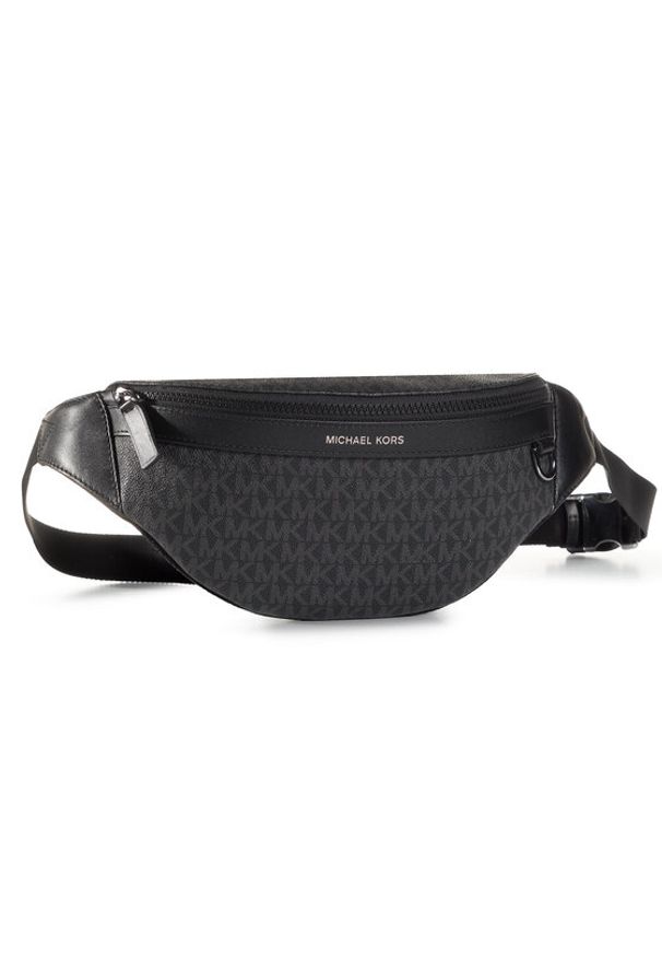 MICHAEL Michael Kors Saszetka nerka Greyson 33S0LGYC1B Czarny. Kolor: czarny. Materiał: skóra