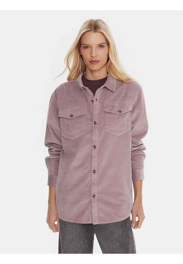 Roxy Koszula Let It Go Cord ERJWT03700 Fioletowy Regular Fit. Kolor: fioletowy. Materiał: bawełna