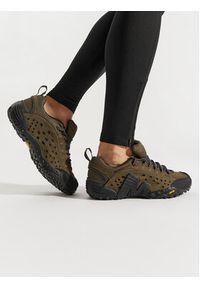 Merrell Trekkingi Intercept J004275 Zielony. Kolor: zielony. Materiał: skóra. Sport: turystyka piesza