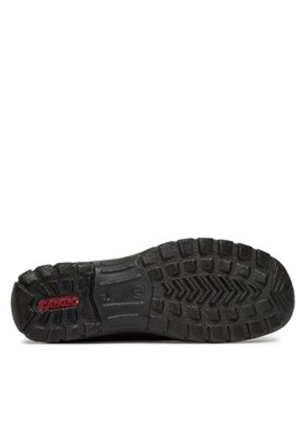 Rieker Botki L7173-00 Czarny. Kolor: czarny. Materiał: skóra, zamsz