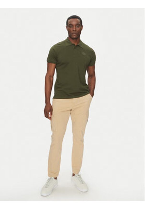 Alpha Industries Polo X-Fit 136600 Zielony Regular Fit. Typ kołnierza: polo. Kolor: zielony. Materiał: bawełna