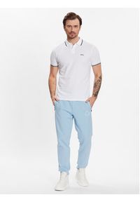 BOSS - Boss Spodnie dresowe 50487939 Niebieski Regular Fit. Kolor: niebieski. Materiał: dresówka, bawełna #6