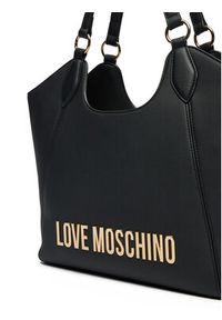 Love Moschino - LOVE MOSCHINO Torebka JC4165PP1MKD0000 Czarny. Kolor: czarny. Materiał: skórzane #5