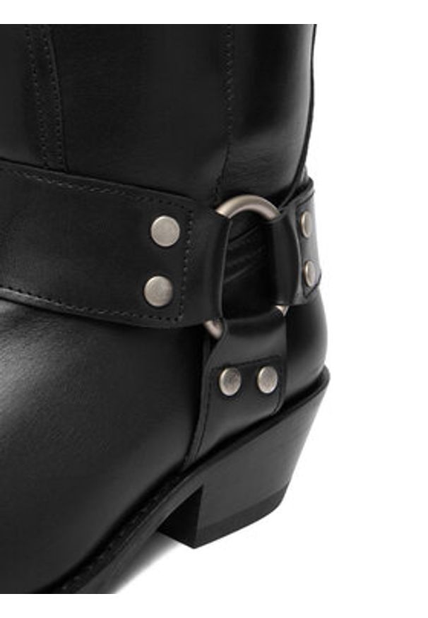 Badura Kozaki EO-ARIA-20484-25 Czarny. Kolor: czarny. Materiał: skóra