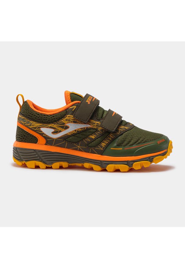 Children's Path Shoes Joma Sima Jr 2223 - Khaki/Oranje, rozmiar 30. Okazja: na spacer. Kolor: pomarańczowy, wielokolorowy, zielony. Wzór: kolorowy. Sport: turystyka piesza