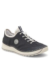Rieker Półbuty 51558-14 Granatowy. Kolor: niebieski. Materiał: skóra #5