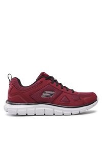 skechers - Skechers Sneakersy Scloric 2631/BUBK Bordowy. Kolor: czerwony. Materiał: materiał